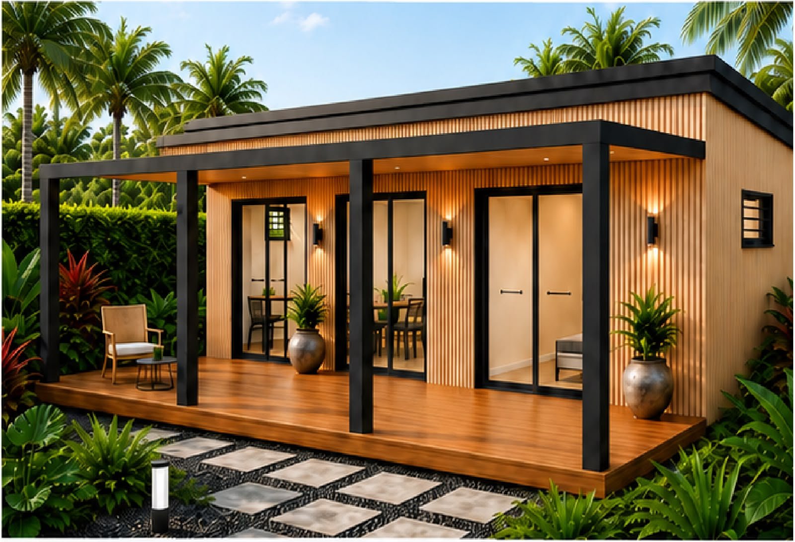 Le Spacieux — bungalow 60 m²